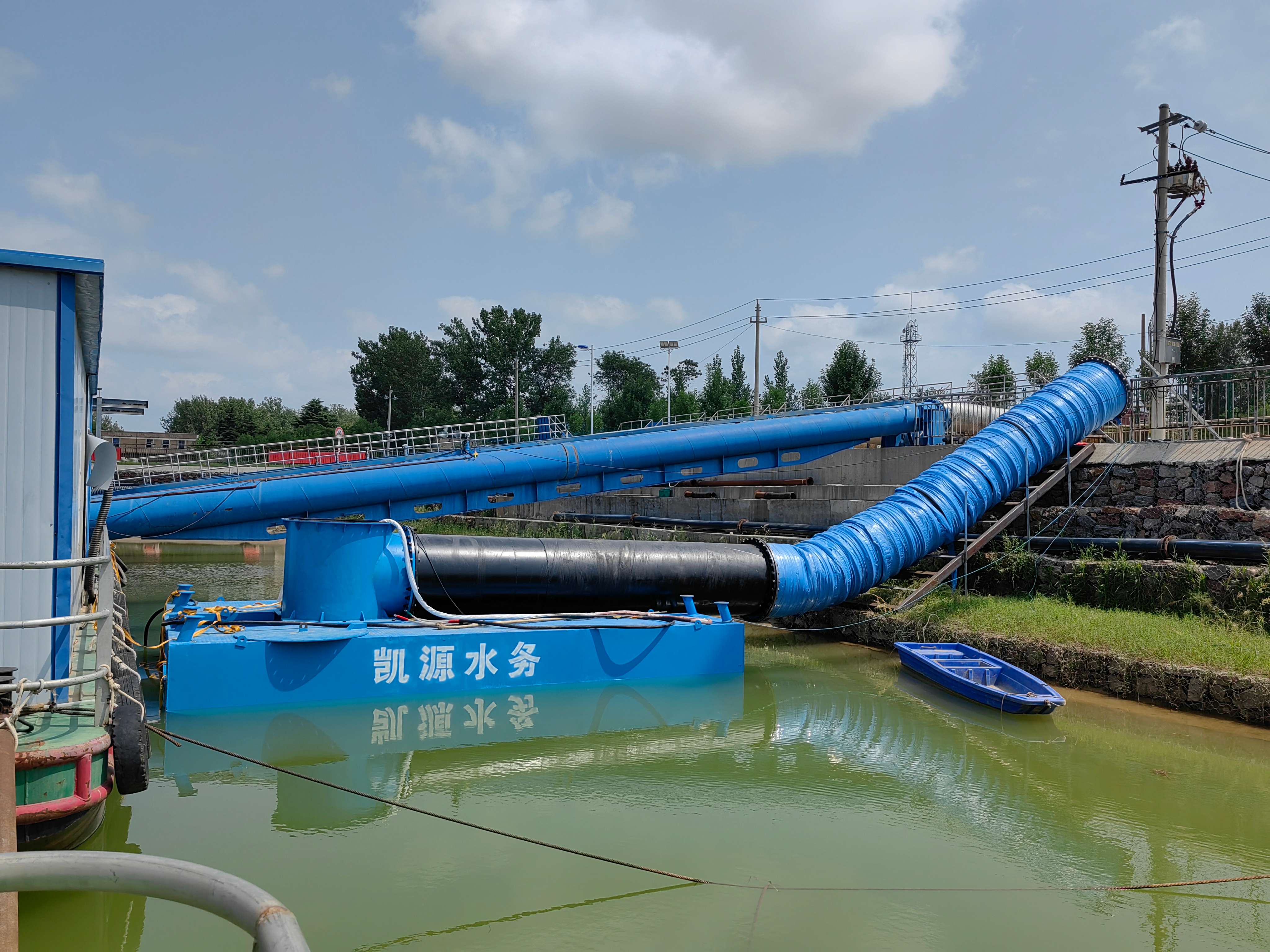 抽、排水浮箱系统泵站